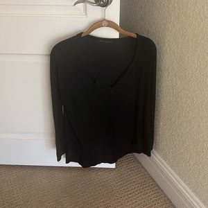 BrandyMelville long sleeve black top. Super cute and comfy.